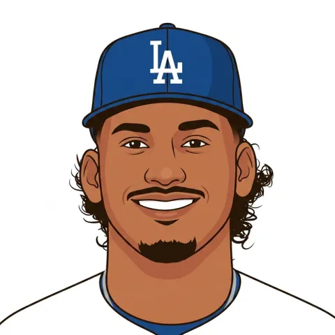 An illustrated portrait of Alek Thomas.
