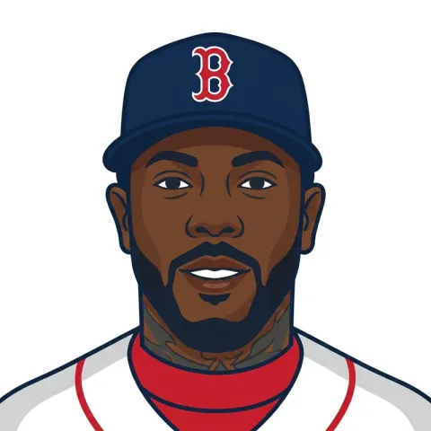 An illustrated portrait of Aroldis Chapman.