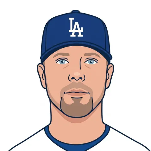 An illustrated portrait of Blake Treinen.