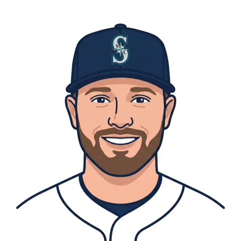 An illustrated portrait of Cal Raleigh.