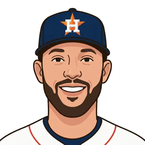 An illustrated portrait of Carlos Correa.