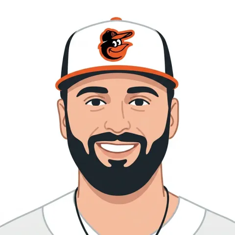 An illustrated portrait of Colton Cowser.