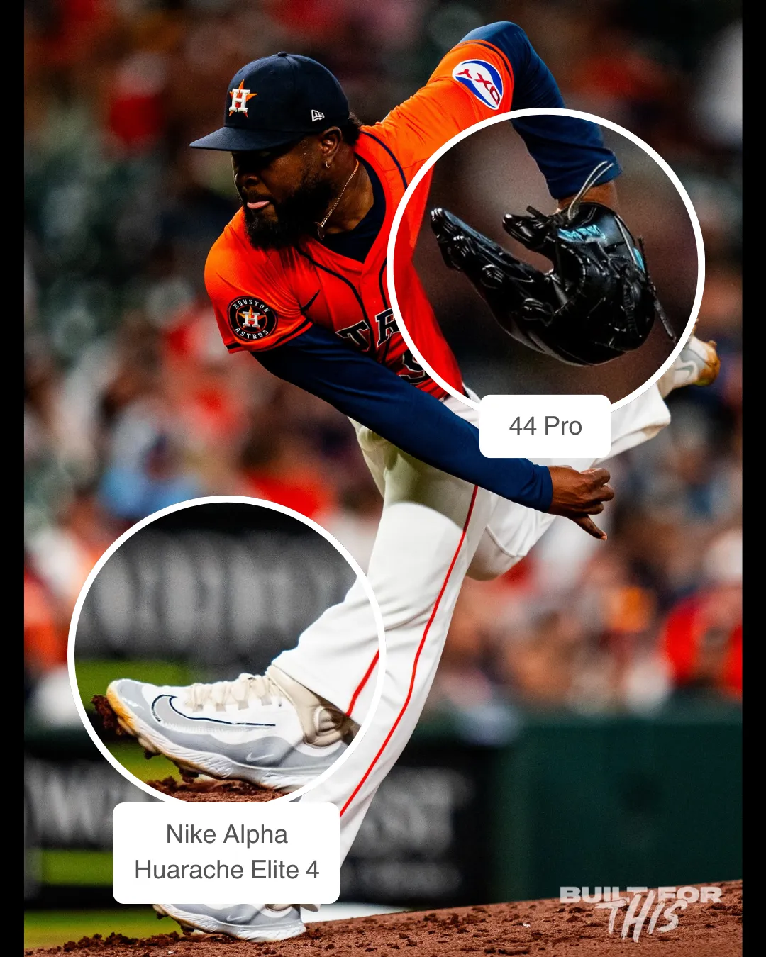 Cristian Javier pitching for the Houston Astros