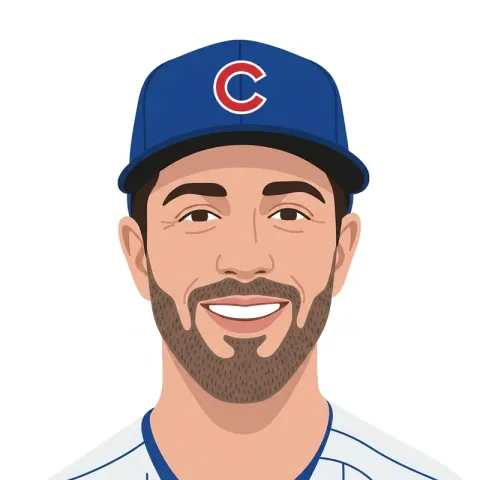 An illustrated portrait of Dansby Swanson.