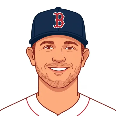 An illustrated portrait of Garrett Whitlock.