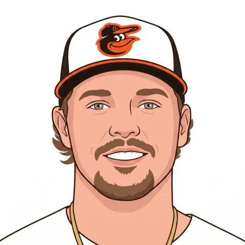 An illustrated portrait of Gunnar Henderson.
