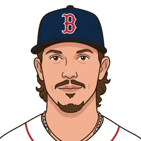 An illustrated portrait of Jarren Duran.