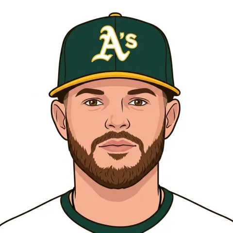 An illustrated portrait of Jonah Heim.