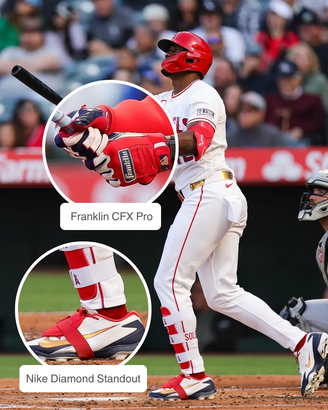 Jorge Soler wearing Franklin and Nike