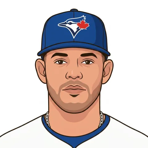 An illustrated portrait of José Berríos.
