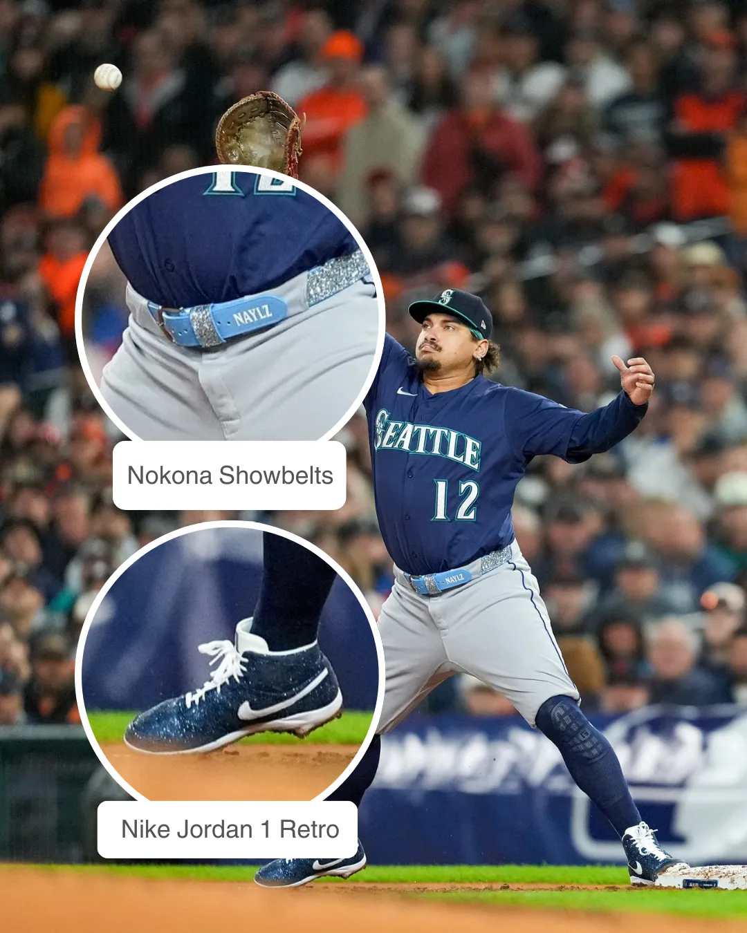 Josh Naylor wearing EvoShield leg guard