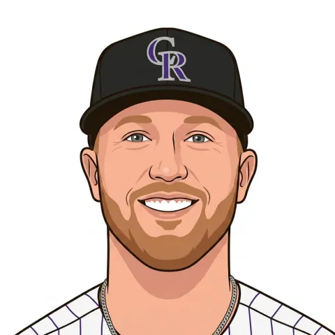 An illustrated portrait of Kyle Freeland.