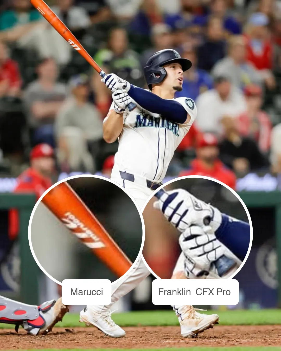 Leo Rivas fielding with Rawlings glove and wearing Under Armour cleats