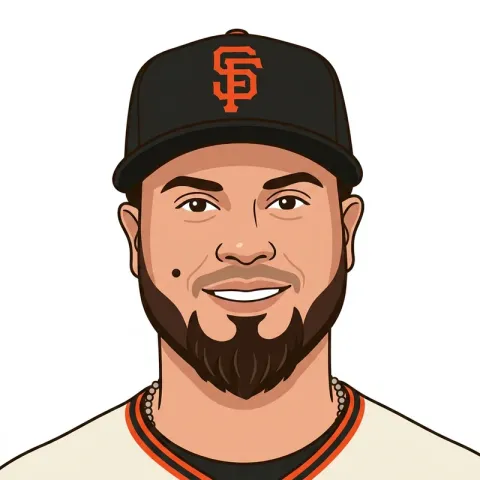 An illustrated portrait of Luis Arraez.