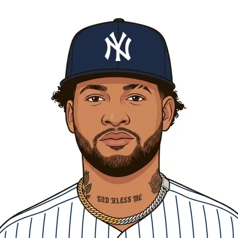 An illustrated portrait of Luis Gil.