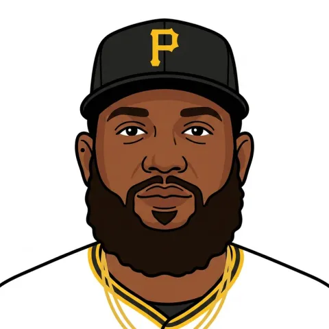 An illustrated portrait of Marcell Ozuna.