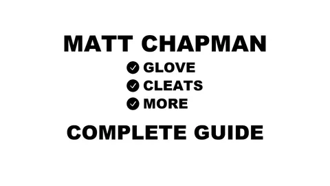 Matt Chapman's baseball gear guide