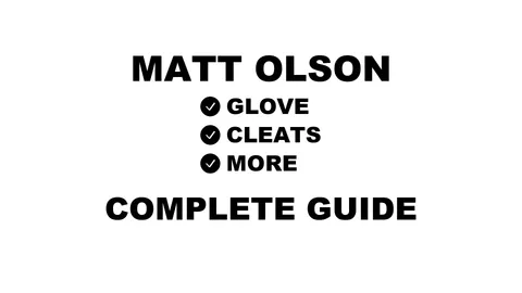 Matt Olson's baseball gear guide