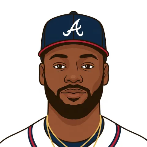 An illustrated portrait of Michael Harris II.