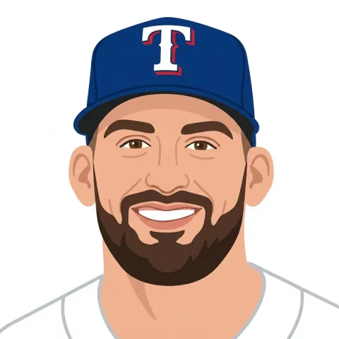 An illustrated portrait of Nathan Eovaldi.