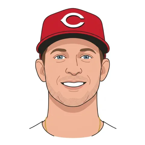 An illustrated portrait of Nick Lodolo.