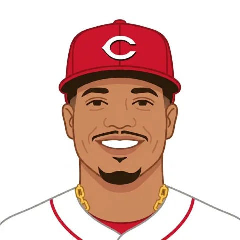 An illustrated portrait of Noelvi Marte.