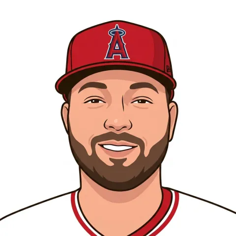 An illustrated portrait of Nolan Schanuel.