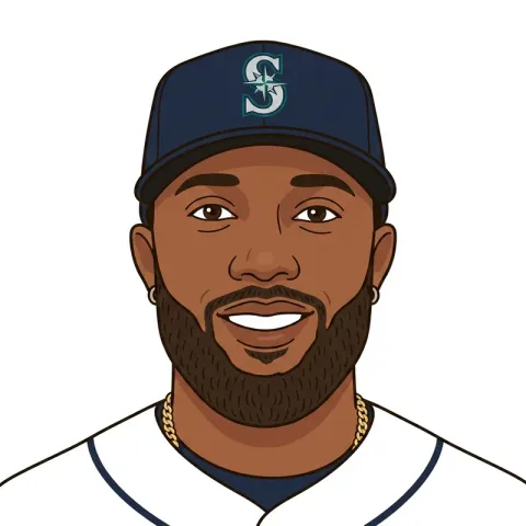 An illustrated portrait of Randy Arozarena.