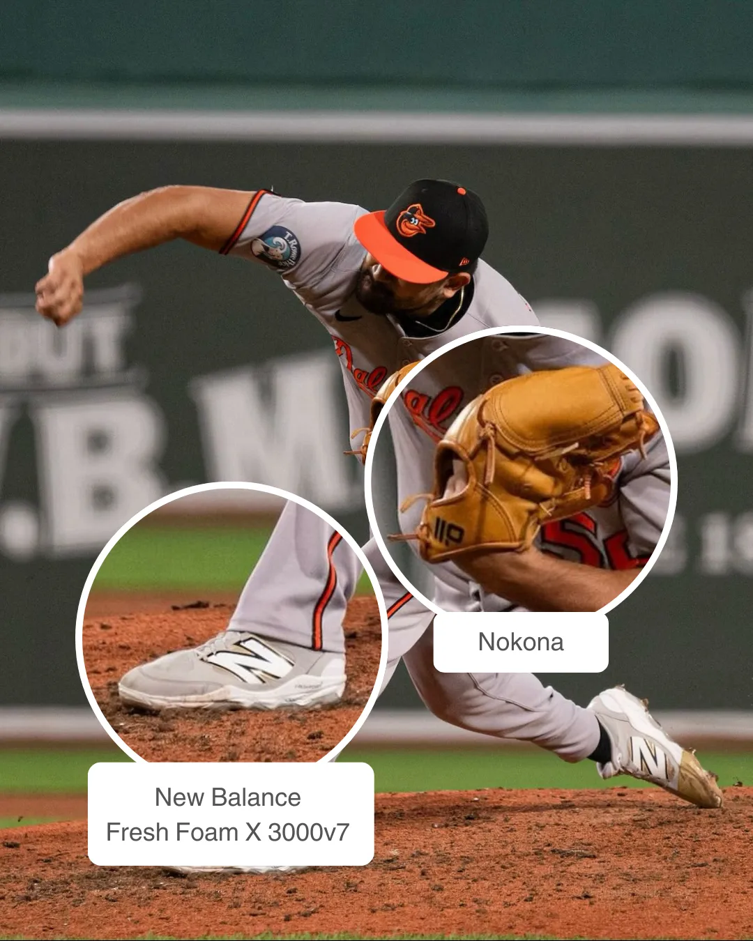 Rico Garcia wearing Nokona gloce and New Balance Fresh Foam X 3000v7