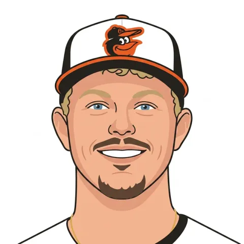 An illustrated portrait of Ryan Mountcastle.