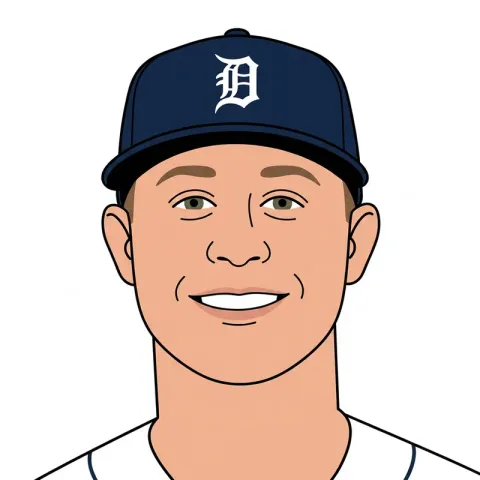 An illustrated portrait of Spencer Torkelson.