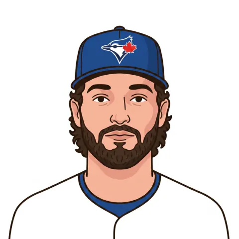 An illustrated portrait of Trey Yesavage.