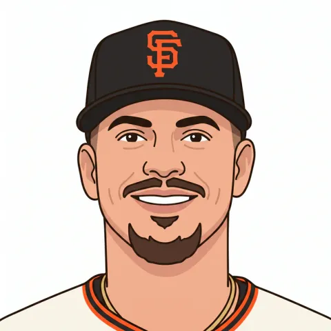 An illustrated portrait of Willy Adames.