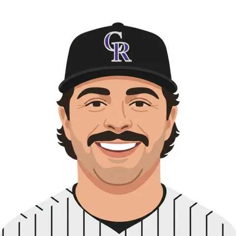 An illustrated portrait of Zach Agnos.